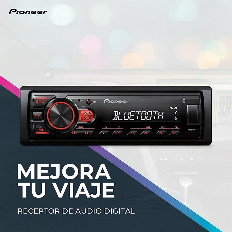 Radio Estéreo Bluetooth para Auto